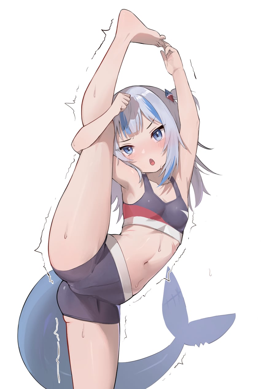 gawr gura (hololive and 1 more) drawn by hirotaka0125