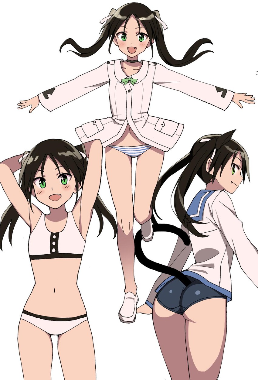 miyafuji yoshika and francesca lucchini (world witches series and 1 more) drawn by glastonbury1966