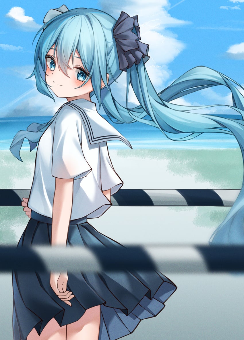 hatsune miku (vocaloid and 1 more) drawn by ryaru_ryaru