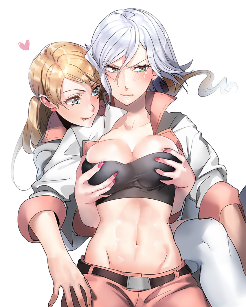 lafter frankland and azee gurumin (gundam and 1 more) drawn by takaraizu