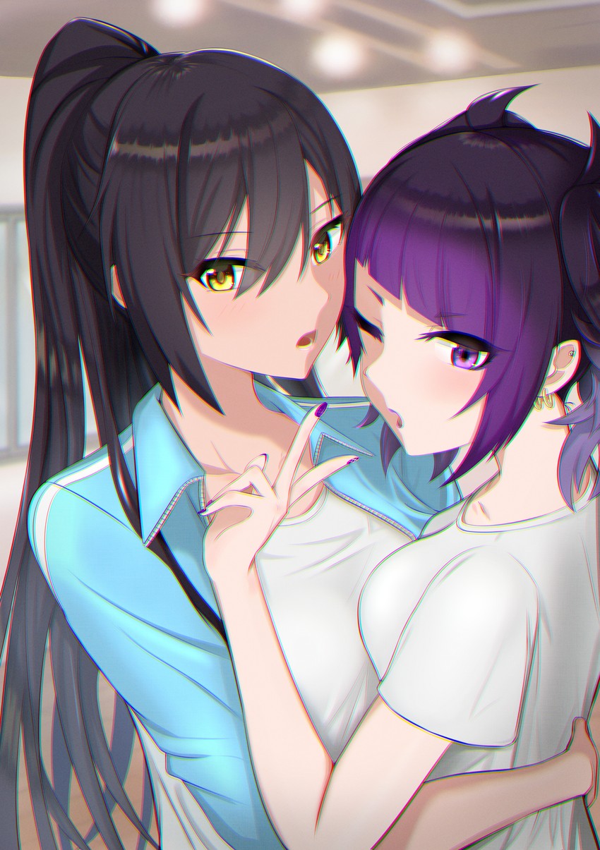 shirase sakuya and tanaka mamimi (idolmaster and 1 more) drawn by coromins7
