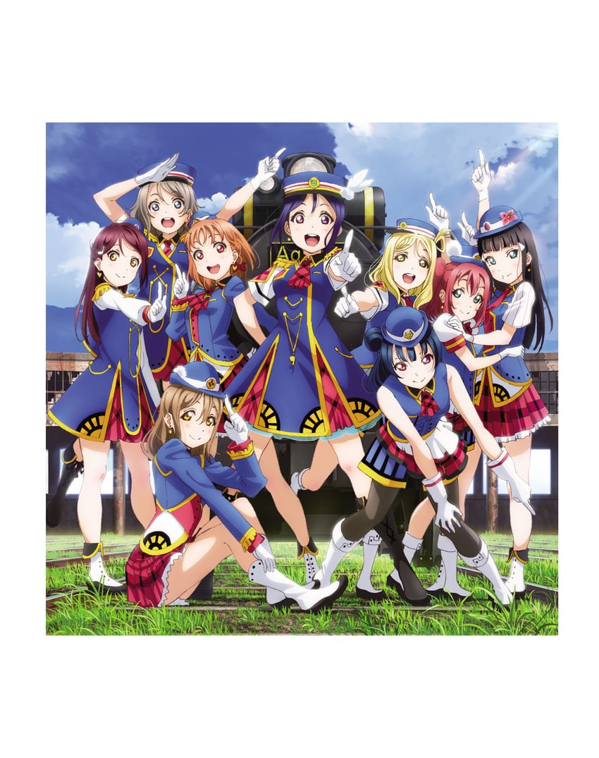 watanabe you, tsushima yoshiko, sakurauchi riko, takami chika, matsuura kanan, and 4 more (love live! and 1 more)
