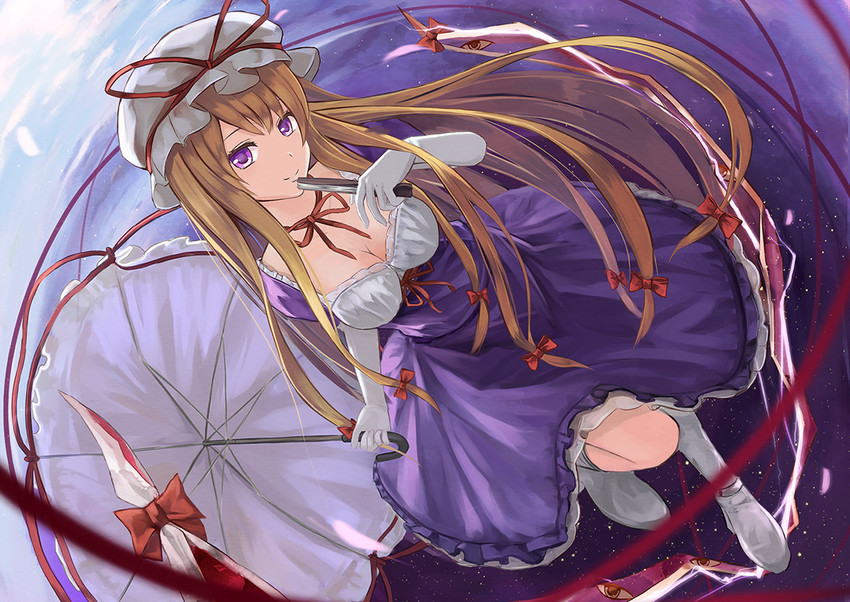 yakumo yukari (touhou) drawn by muireko
