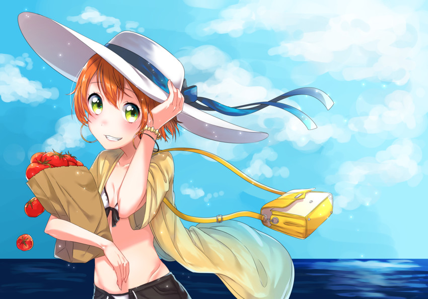 hoshizora rin (love live! and 1 more) drawn by umeno