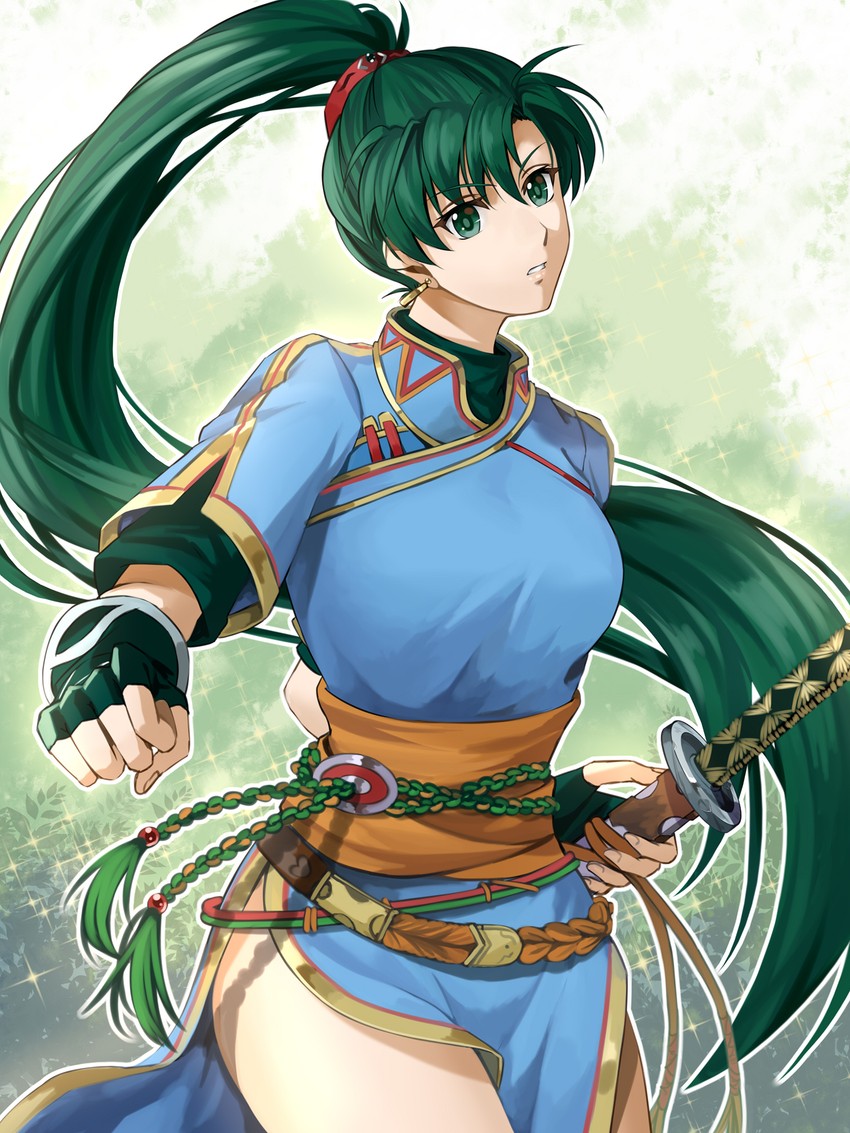 lyn (fire emblem and 1 more) drawn by delsaber