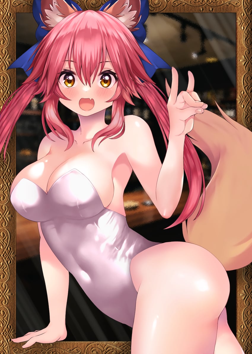 tamamo and tamamo no mae (fate and 1 more) drawn by sabi1234