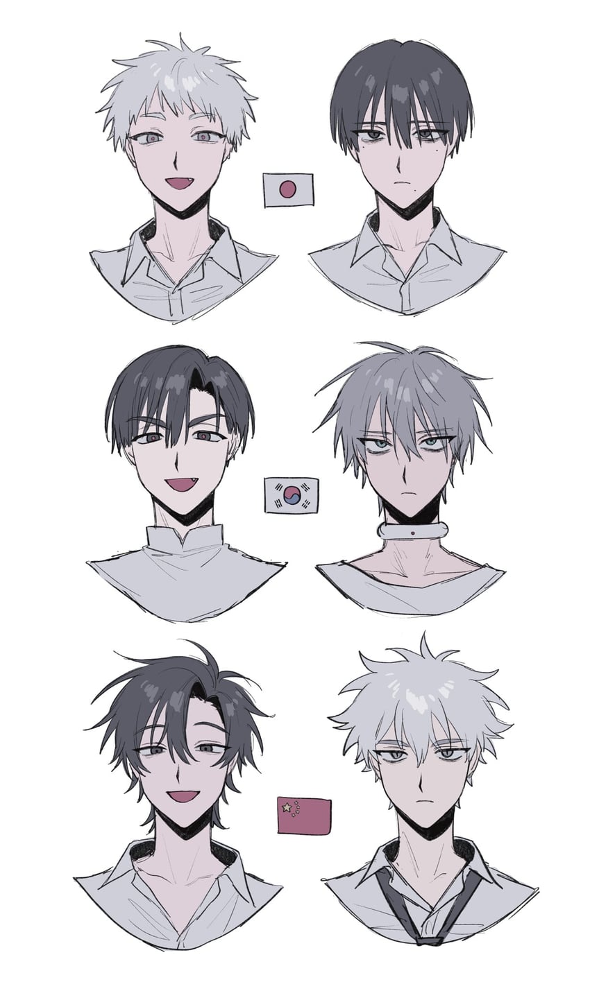 till, ivan, cheng xiaoshi, lu guang, indou hikaru, and 1 more (alien stage and 2 more) drawn by aoenkaku