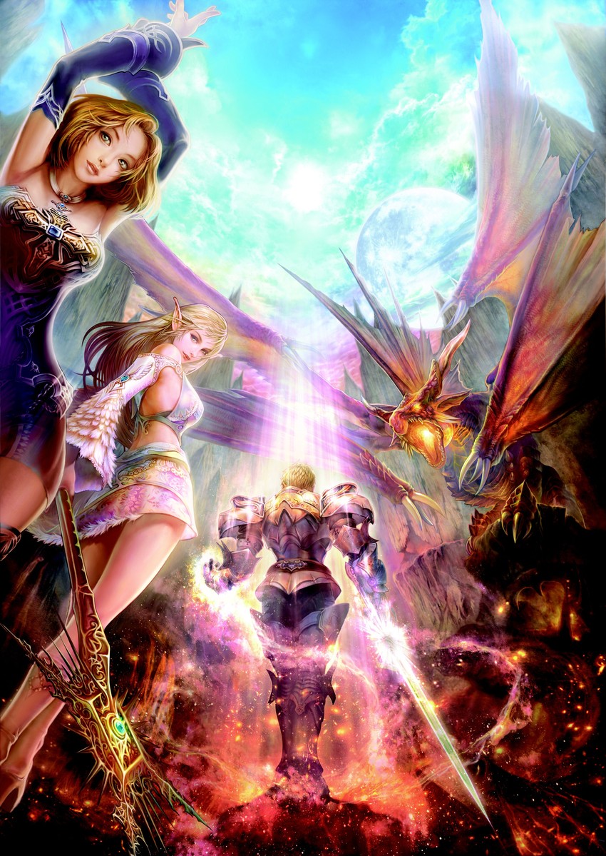 elf and human (lineage and 1 more) drawn by juno_jeong