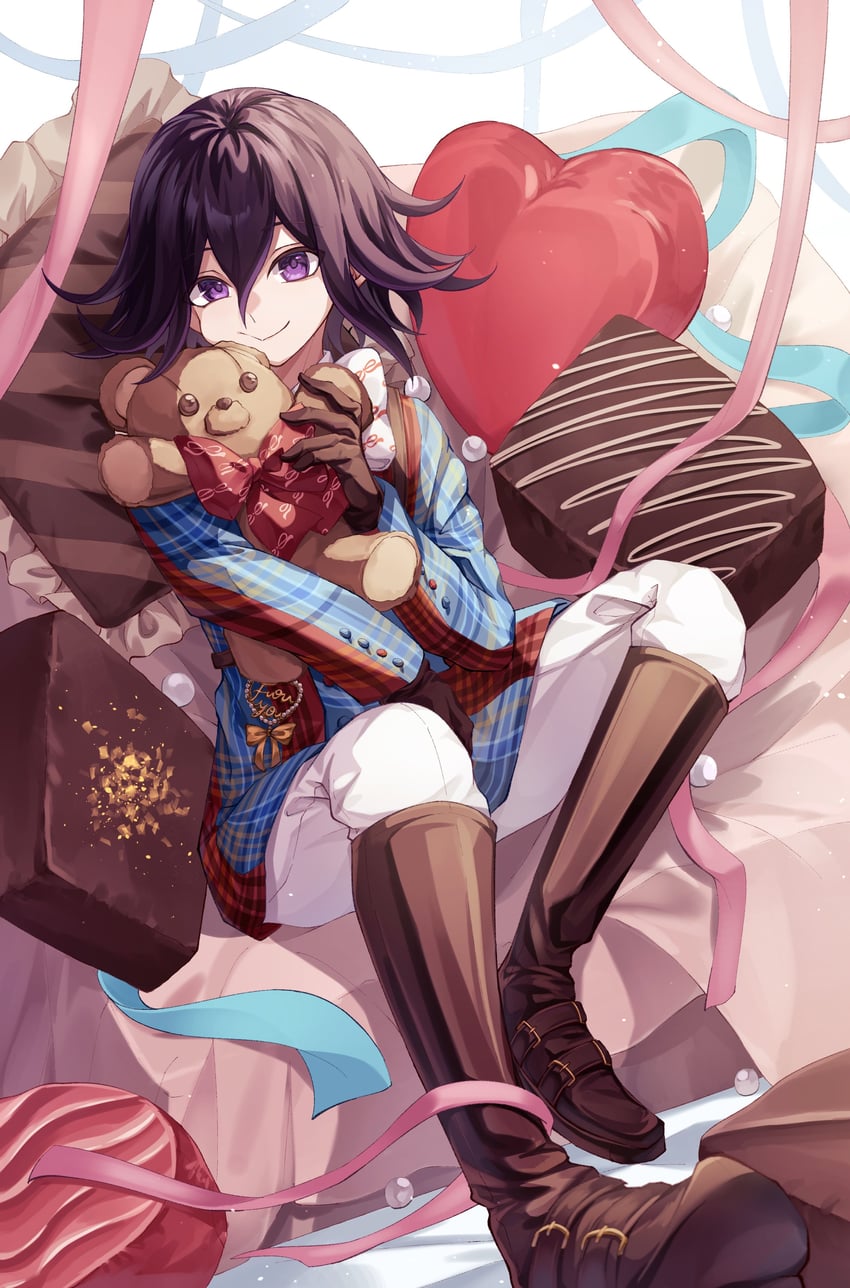 oma kokichi (danganronpa and 1 more) drawn by ka_po_su
