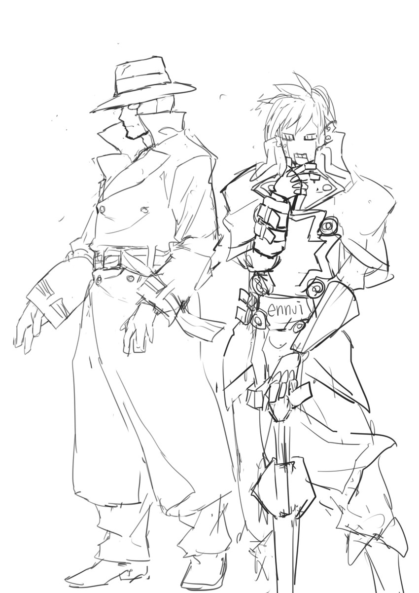 robo-ky and q (street fighter and 2 more) drawn by makai