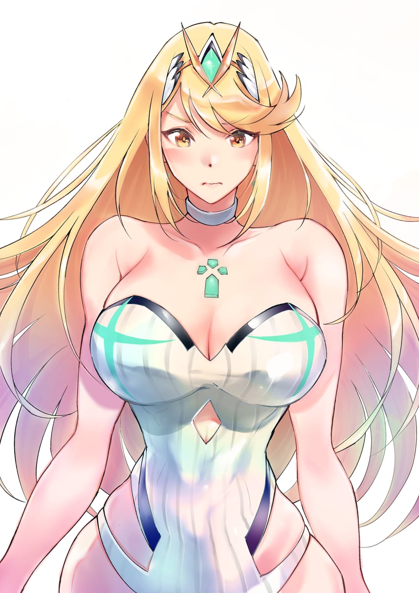 mythra (xenoblade chronicles and 1 more) drawn by ug333333