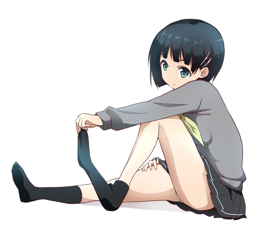kirigaya suguha (sword art online) drawn by nanakusa_amane