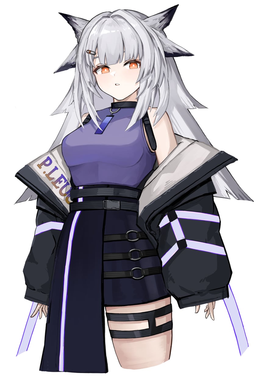 ptilopsis (arknights and 1 more) drawn by rain_(rain8649)