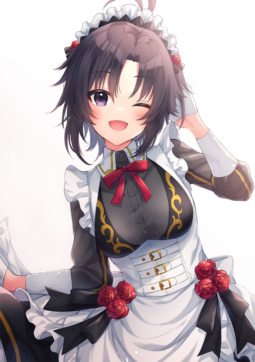 kikuchi makoto (idolmaster and 2 more) drawn by ayumi_(as0206)