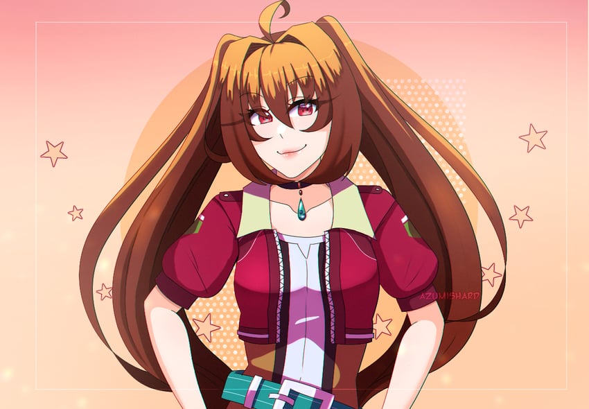 estelle bright (eiyuu densetsu and 1 more) drawn by azumishard