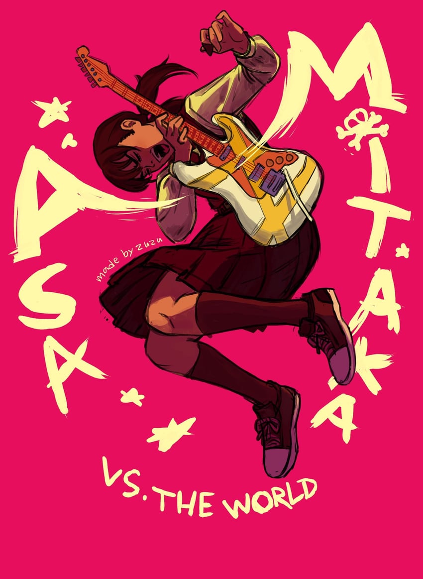 mitaka asa (chainsaw man and 2 more) drawn by zuzu_(sumiremybeloved)