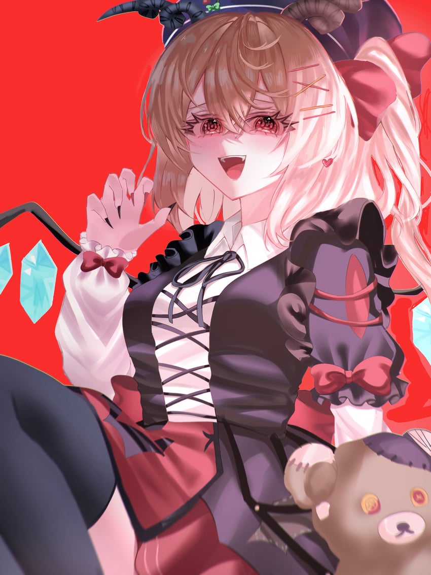 flandre scarlet (touhou and 1 more) drawn by tomura_amane