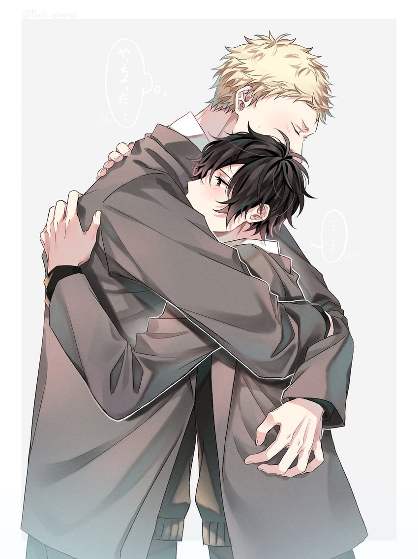 murata ugetsu and kaji akihiko (given) drawn by pinoli_(pinoli66)