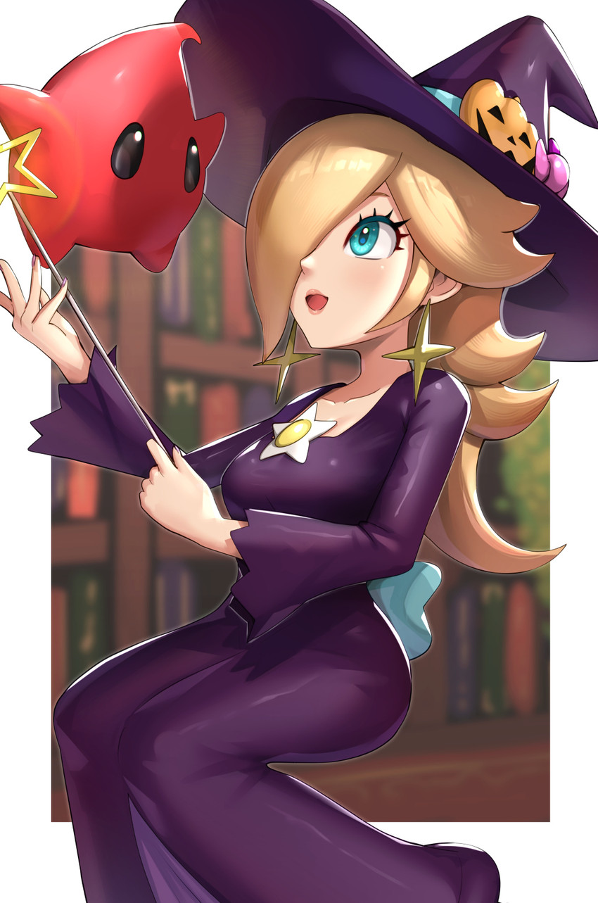 rosalina, luma, and red luma (mario and 2 more) drawn by gonzarez