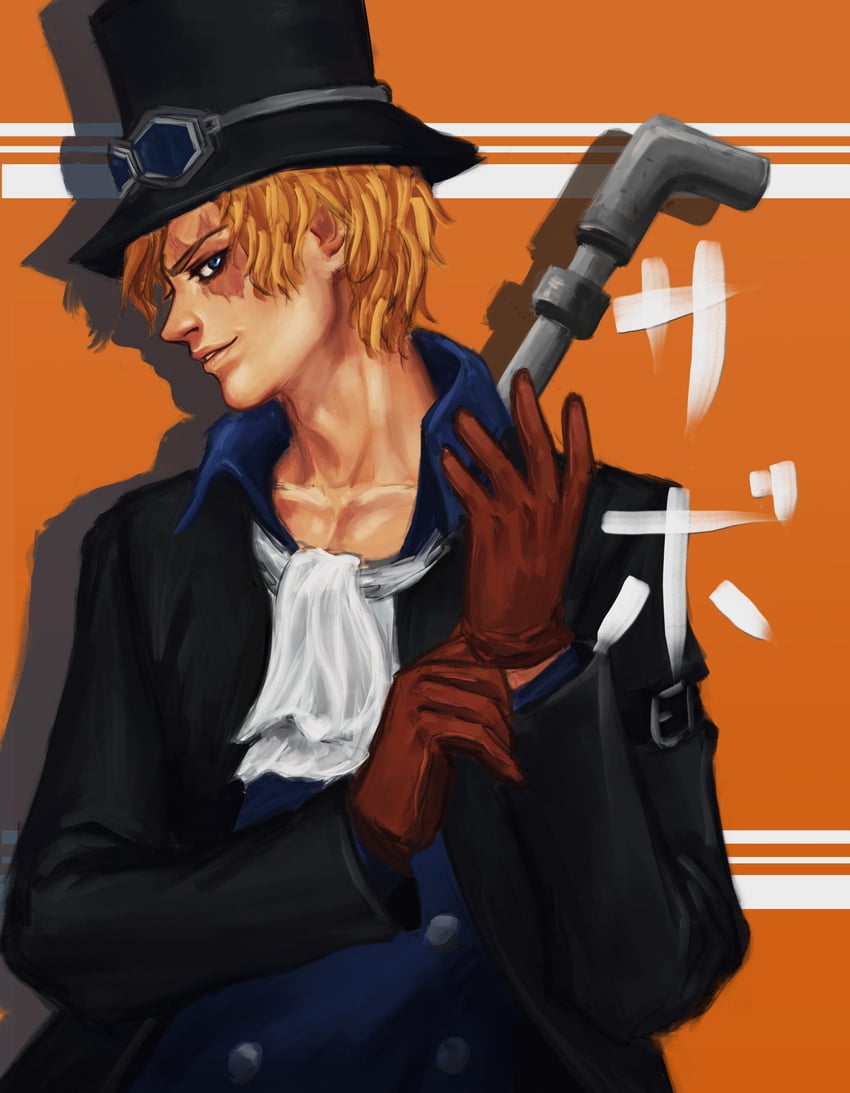 sabo (one piece) drawn by thewordlesssignature