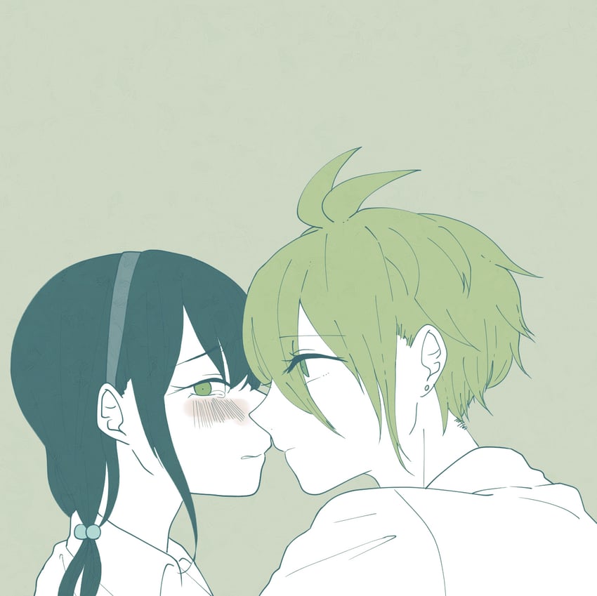 amami rantaro and chabashira tenko (danganronpa and 1 more) drawn by hanamoto_(usio010203)