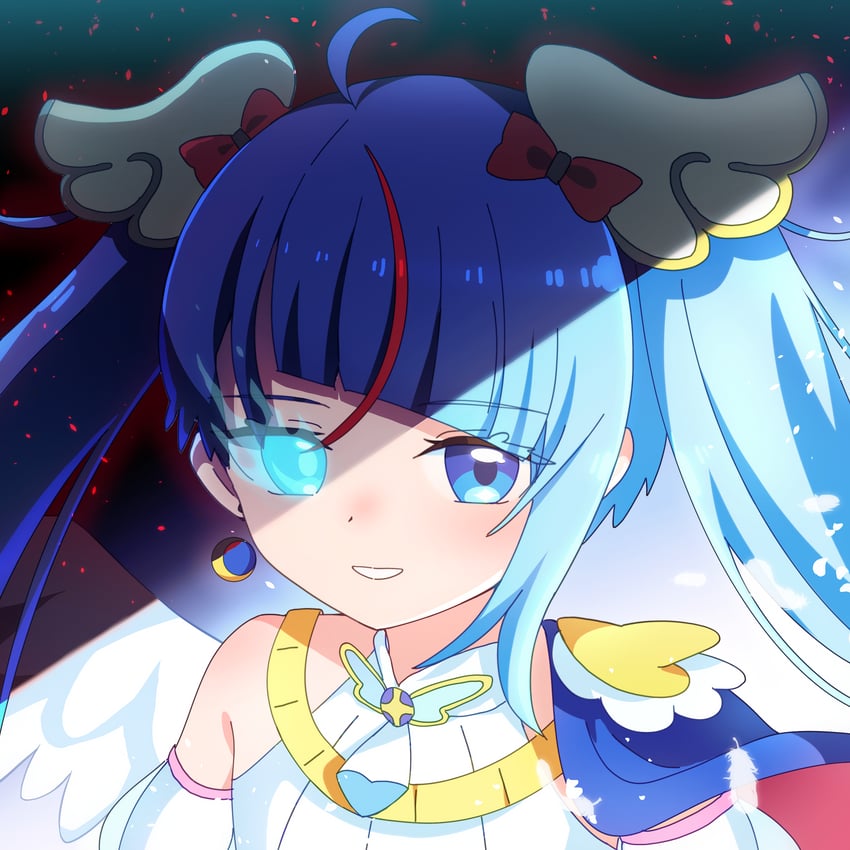 sora harewataru and cure sky (precure and 1 more) drawn by nene_man