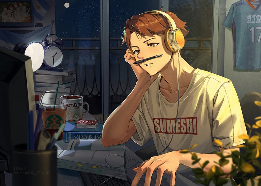 oikawa tooru (haikyuu!! and 1 more) drawn by hq_yunak