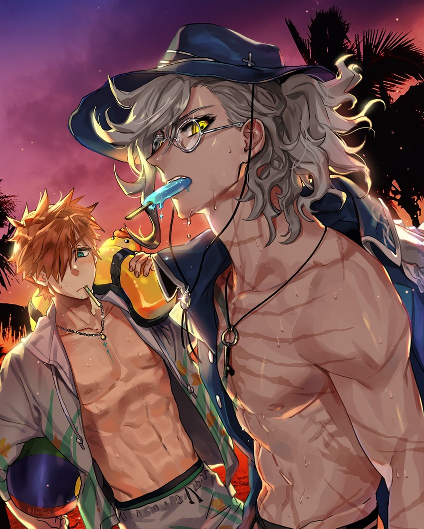 edmond dantes and robin hood (fate and 1 more) drawn by g0ringo