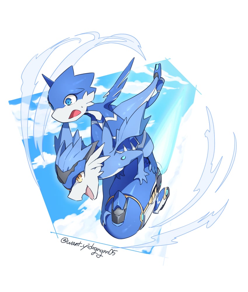 jet dragon (dragon village and 1 more) drawn by house_tag_denim