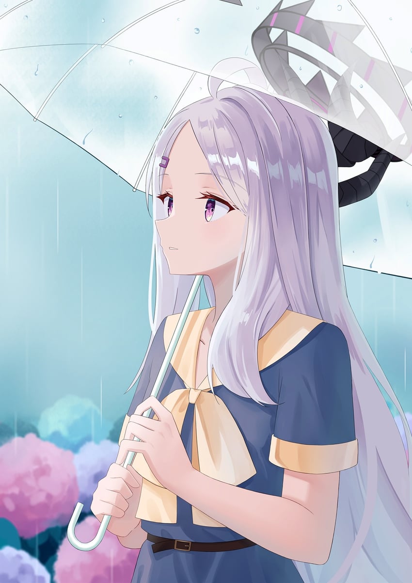 hina (blue archive and 1 more) drawn by akaya_(pixiv20545353)