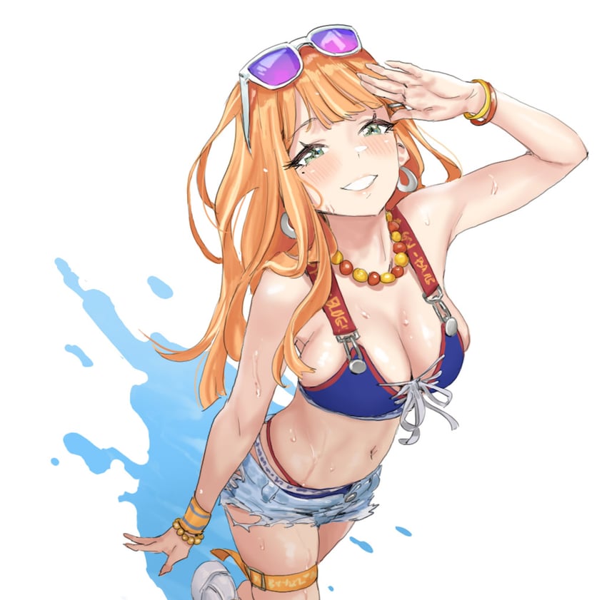 shiun sumika (idolmaster and 1 more) drawn by hamedoragon