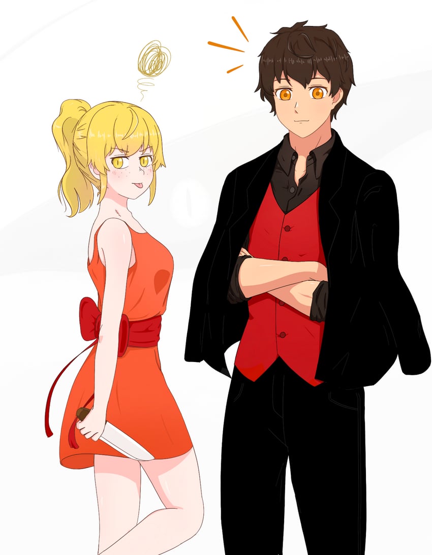 twenty-fifth bam and rachel (tower of god) drawn by mockingeu