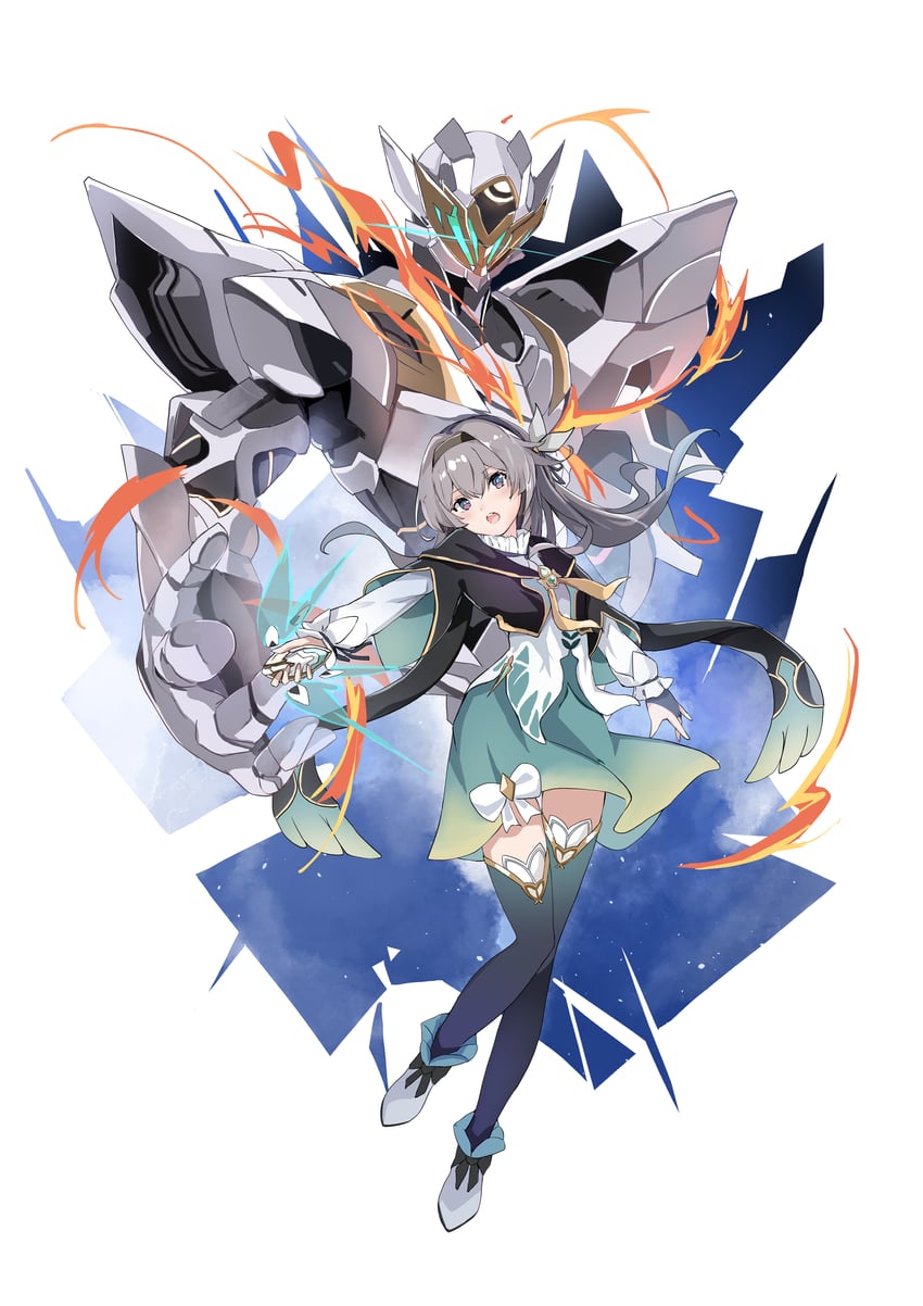 firefly and sam (honkai and 1 more) drawn by pontarou
