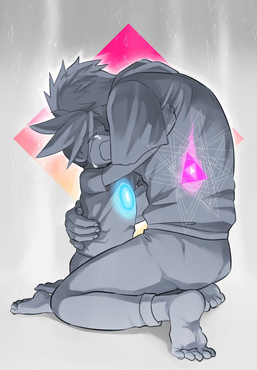 galo thymos and kray foresight (promare) drawn by sumi_wo_hakuneko