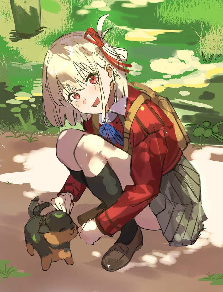 nishikigi chisato (lycoris recoil) drawn by toho10min