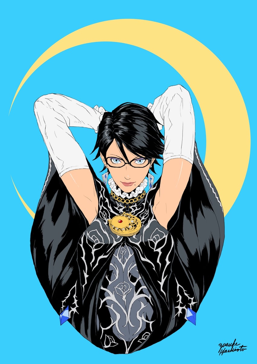 bayonetta (bayonetta and 1 more) drawn by hashimoto_yusuke