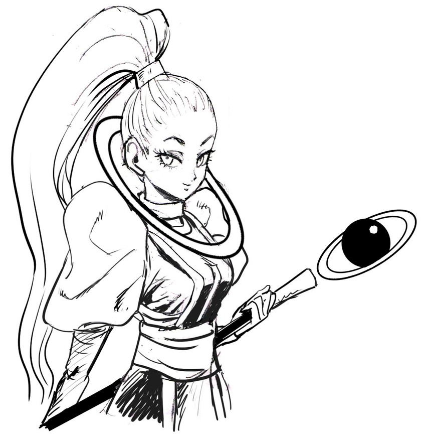 vados (dragon ball and 1 more) drawn by murata_yuusuke