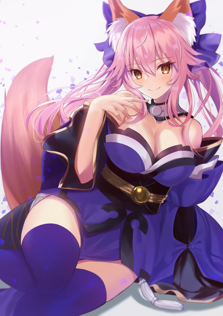 tamamo and tamamo no mae (fate and 1 more) drawn by neko_daruma