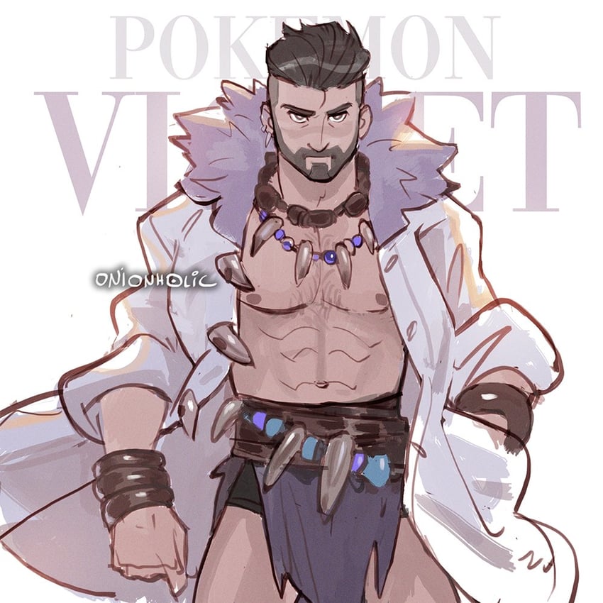 professor sada and professor turo (pokemon and 1 more) drawn by onion_holic
