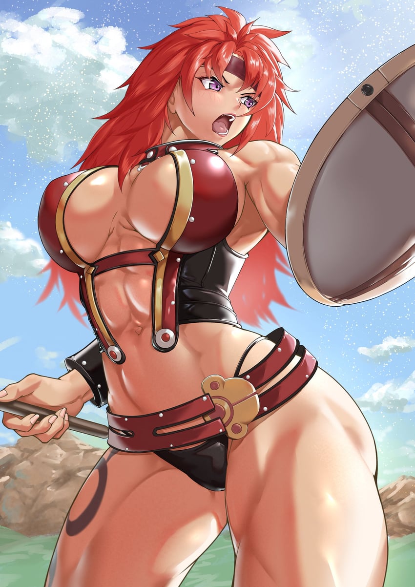 risty and wilderness bandit risty (queen's blade) drawn by kureshi_(hannzi)