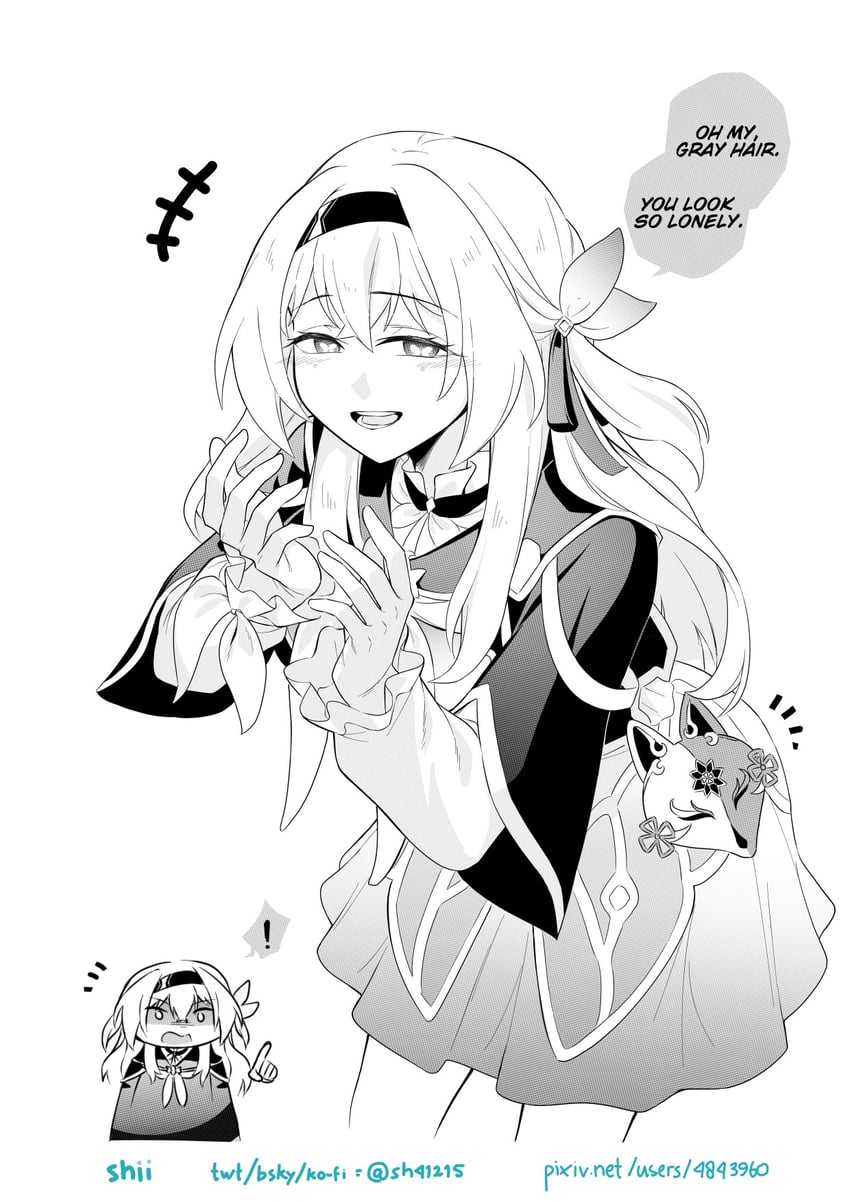 firefly and sparkle (honkai and 1 more) drawn by shi_(shi4557)