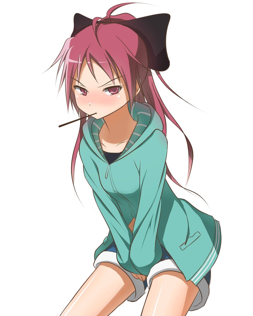 sakura kyoko (mahou shoujo madoka magica) drawn by kenneth_(qq)