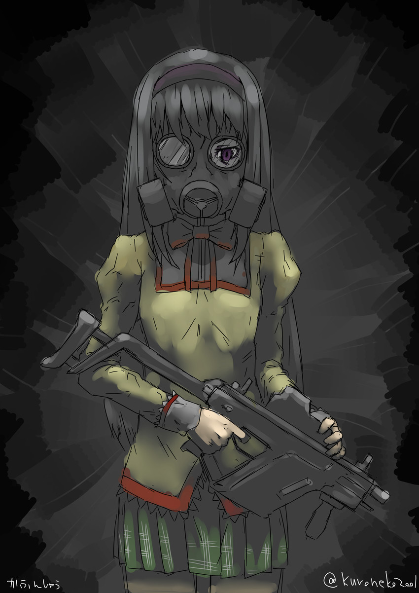 akemi homura (mahou shoujo madoka magica) drawn by isshiki_(kuroneko)