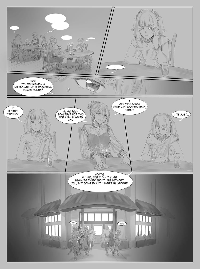 gawr gura, mori calliope, ninomae ina'nis, takanashi kiara, and watson amelia (hololive and 1 more) drawn by gygerbeen_rtl06