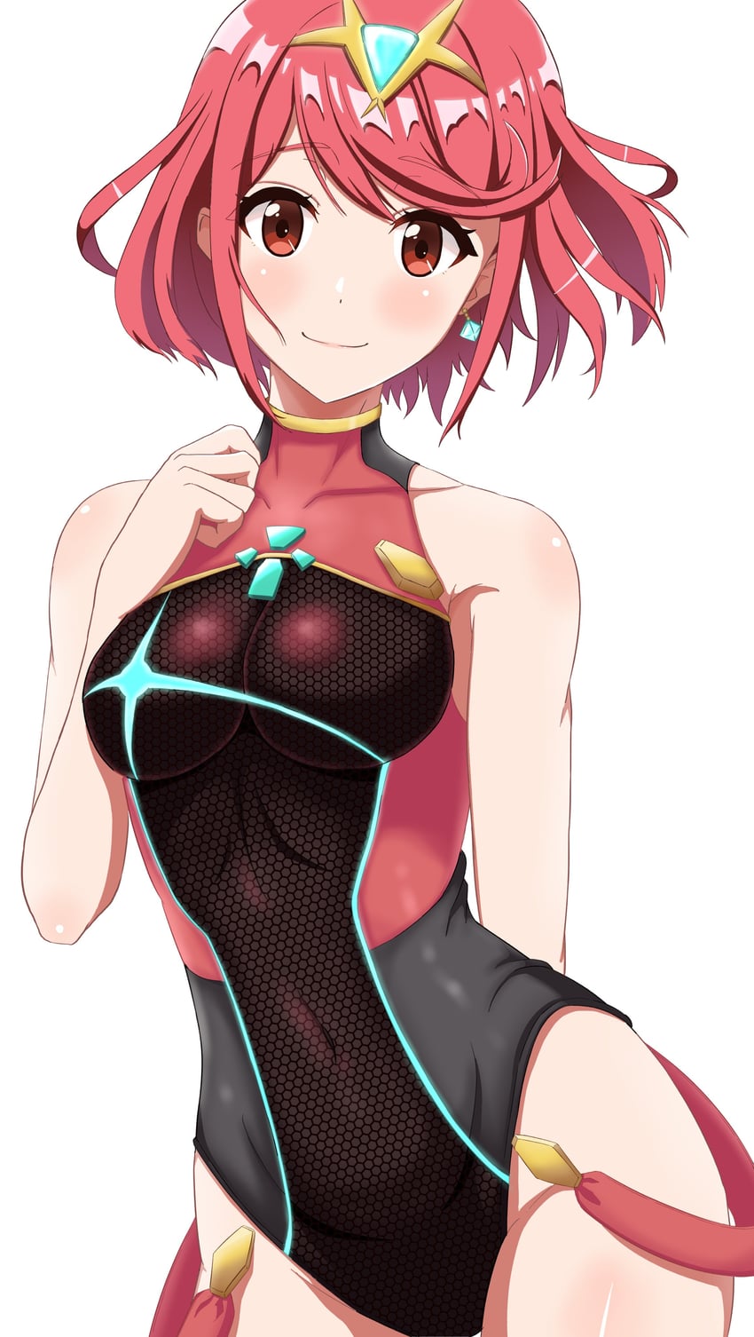 pyra (xenoblade chronicles and 1 more) drawn by kakukakusan
