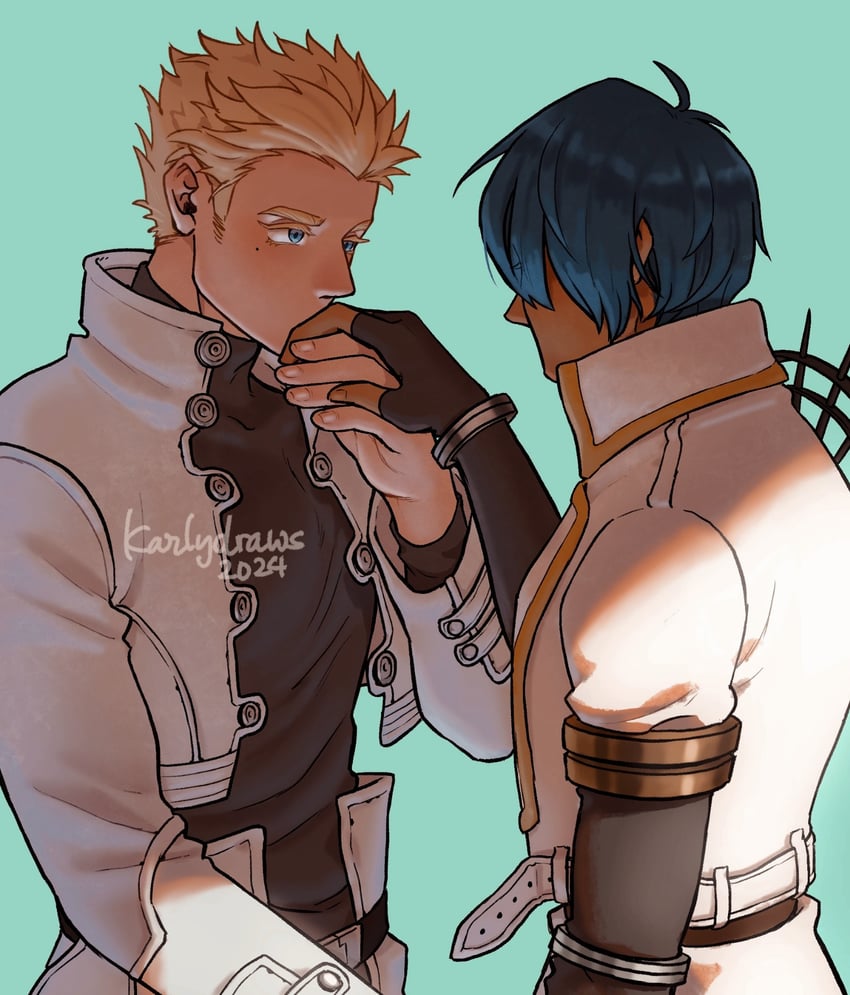 millions knives and legato bluesummers (trigun and 1 more) drawn by karlydraws