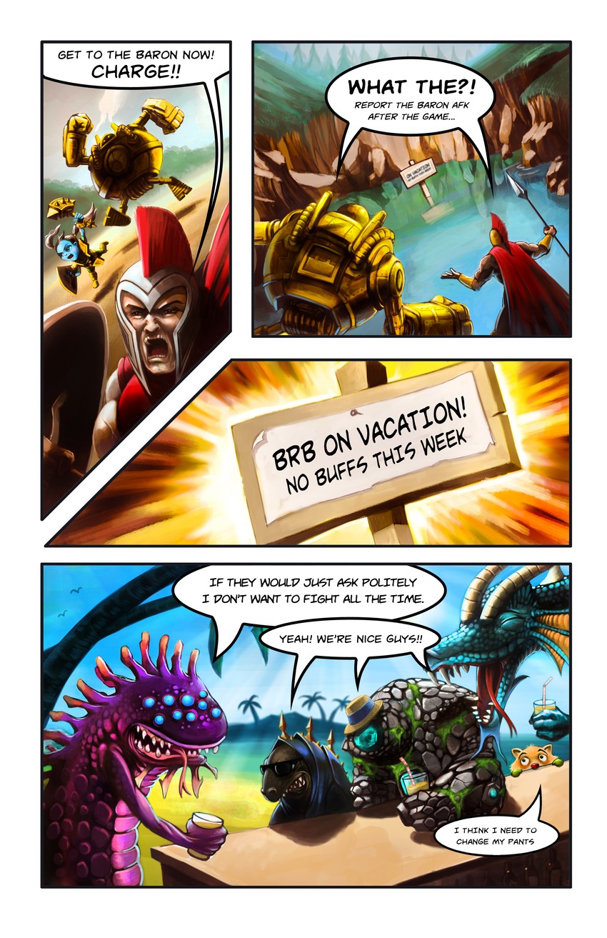 poppy, pantheon, blitzcrank, baron nashor, ancient golem, and 1 more (league of legends)