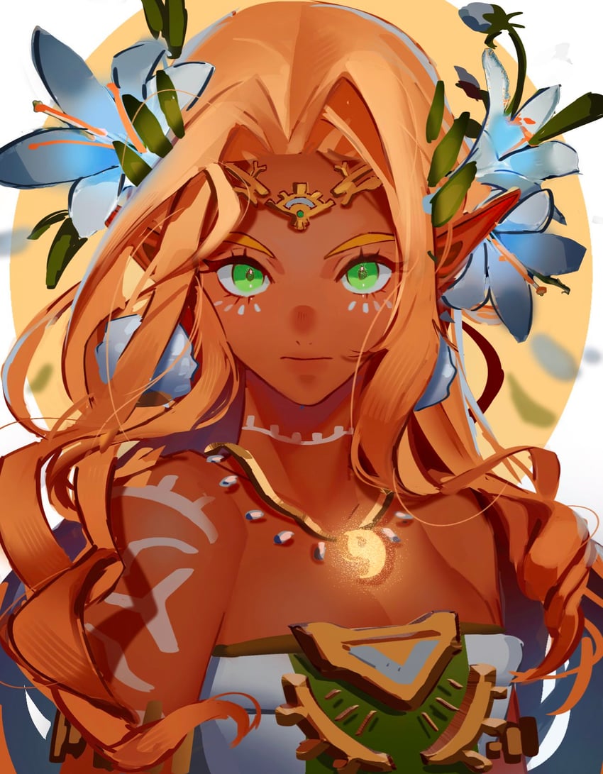 sonia (the legend of zelda and 1 more) drawn by hireath_21