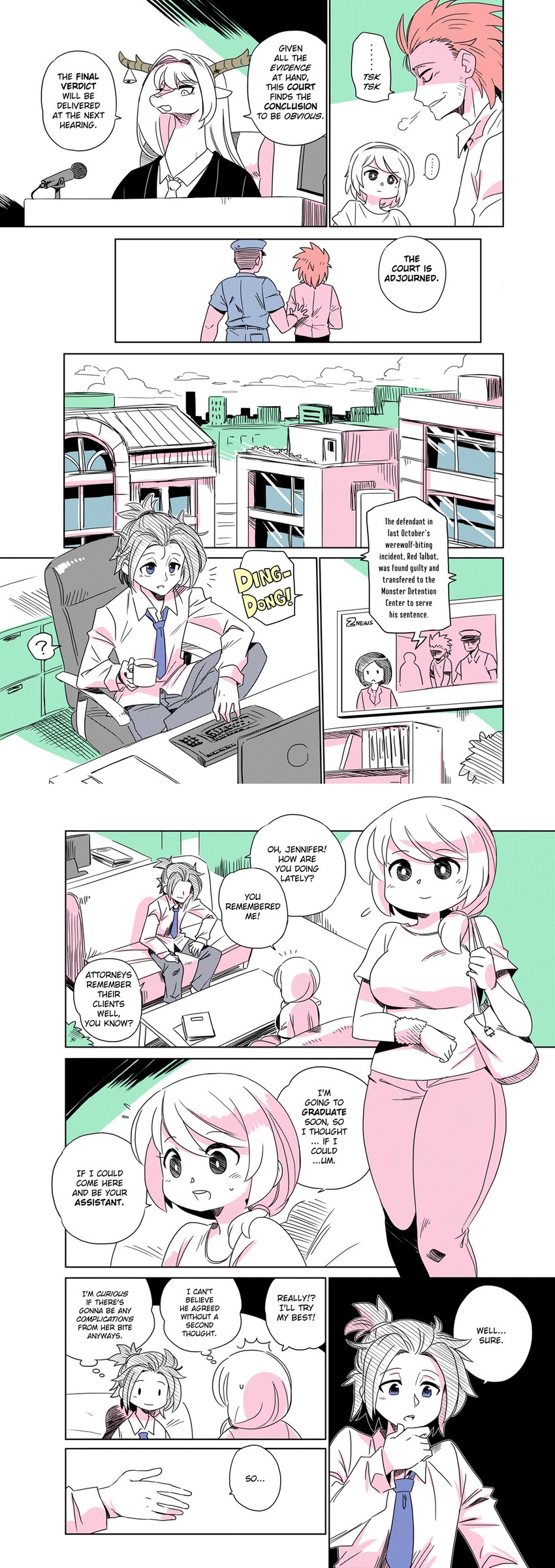 levia, jennifer, leo, and red talbot (modern mogal) drawn by shepherd0821