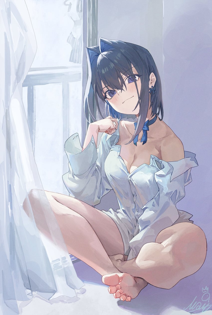 ouro kronii (hololive and 1 more) drawn by m.q_(mqkyrie)